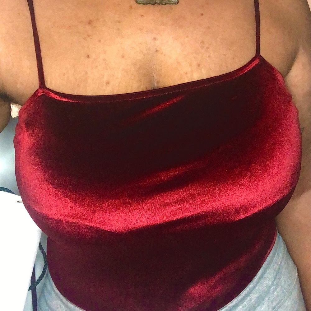 Topshop Velvet Bodysuit ❣️